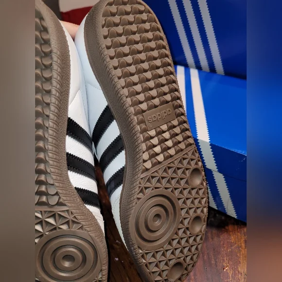 Adidas Samba OG W ig9030 Leather White, Black, Gum Sneakers Size 10 Or 11 Womens - Picture 4 of 8